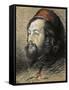 Portrait of Theophile Gautier-null-Framed Stretched Canvas