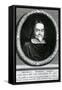 Portrait of Thomas Albius (White) (1588-1680), 1713-George Vertue-Framed Stretched Canvas