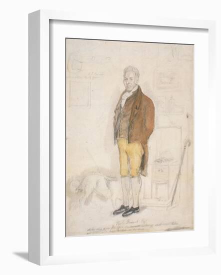 Portrait of Thomas Bewick Esq., 1816-James Ramsay-Framed Giclee Print