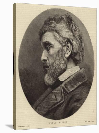 Portrait of Thomas Carlyle-null-Stretched Canvas