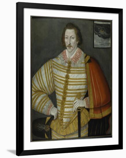 Portrait of Thomas Cavendish, the Circumnavigator, 1588-91-John the Younger Bettes-Framed Giclee Print