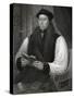 Portrait of Thomas Cranmer (1489-1556) from 'Lodge's British Portraits', 1823-Gerlach Flicke-Stretched Canvas