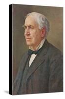 Portrait of Thomas Edison-null-Stretched Canvas