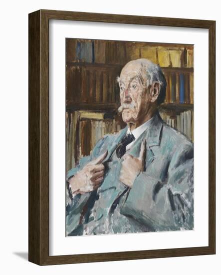 Portrait of Thomas Hardy (1840-1928), 1923-Augustus Edwin John-Framed Giclee Print