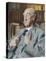 Portrait of Thomas Hardy (1840-1928), 1923-Augustus Edwin John-Stretched Canvas