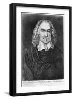 Portrait of Thomas Hobbes (1588-1679)-null-Framed Giclee Print