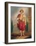 Portrait of Thomas Hope in Turkish Costume (After William Beeche), Early 19th C-Henry Bone-Framed Giclee Print