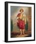 Portrait of Thomas Hope in Turkish Costume (After William Beeche), Early 19th C-Henry Bone-Framed Giclee Print