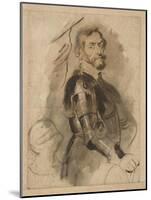 Portrait of Thomas Howard, Earl of Arundel, C.1629-30 (Ink with Wash on Paper)-Peter Paul Rubens-Mounted Giclee Print