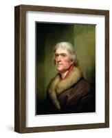 Portrait of Thomas Jefferson, 1805-Rembrandt Peale-Framed Giclee Print