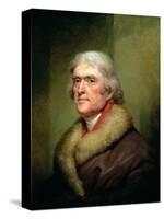 Portrait of Thomas Jefferson, 1805-Rembrandt Peale-Stretched Canvas