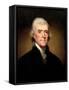 Portrait of Thomas Jefferson, 1853-Rembrandt Peale-Framed Stretched Canvas