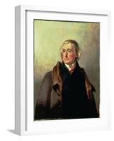 Portrait of Thomas Jefferson, 1856-Thomas Sully-Framed Giclee Print