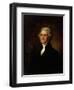 Portrait of Thomas Jefferson, C.1835-Asher Brown Durand-Framed Giclee Print