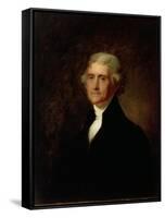 Portrait of Thomas Jefferson, C.1835-Asher Brown Durand-Framed Stretched Canvas