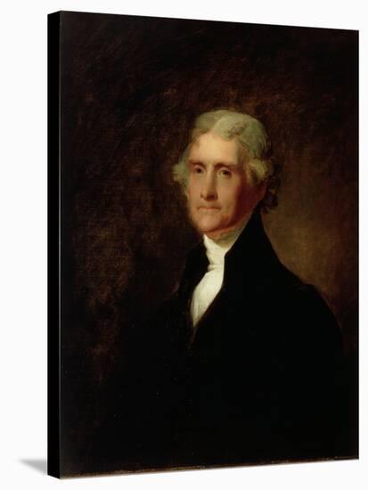 Portrait of Thomas Jefferson, C.1835-Asher Brown Durand-Stretched Canvas