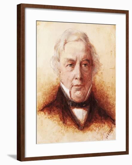 Portrait of Thomas Love Peacock-null-Framed Giclee Print