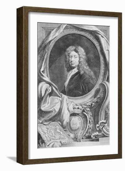 Portrait of Thomas Marquis of Wharton (1648-1715)-Godfrey Kneller-Framed Giclee Print