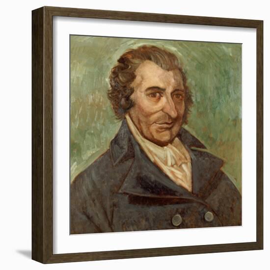 Portrait of Thomas Paine (1737-1809)-Arthur Easton-Framed Giclee Print