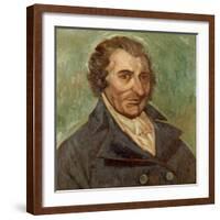 Portrait of Thomas Paine (1737-1809)-Arthur Easton-Framed Giclee Print