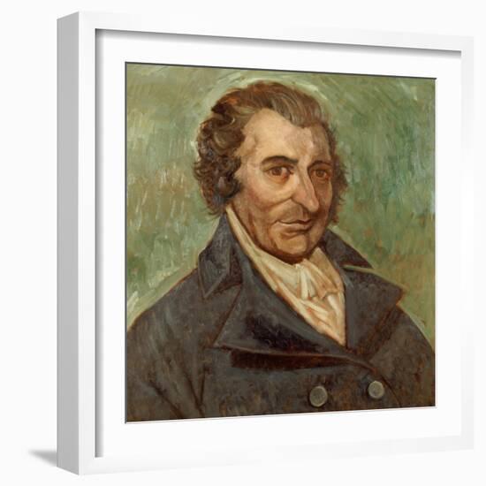 Portrait of Thomas Paine (1737-1809)-Arthur Easton-Framed Giclee Print