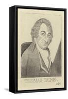 Portrait of Thomas Paine-John Kay-Framed Stretched Canvas