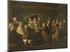 Portrait of Thomas Payne with His Family and Friends-Gerard van der Puyl-Mounted Giclee Print