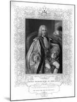 Portrait of Thomas Pelham-Holles, 1st Duke of Newcastle-William Holl the Younger-Mounted Giclee Print