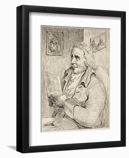 Portrait of Thomas Rowlandson-null-Framed Giclee Print