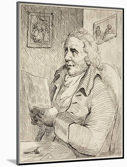 Portrait of Thomas Rowlandson-null-Mounted Giclee Print