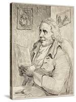 Portrait of Thomas Rowlandson-null-Stretched Canvas