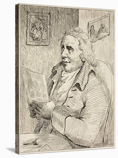 Portrait of Thomas Rowlandson-null-Stretched Canvas