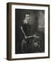 Portrait of Thomas Wentworth (1593-1641) 1st Earl of Strafford, from 'Lodge's British Portraits',…-null-Framed Giclee Print