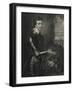 Portrait of Thomas Wentworth (1593-1641) 1st Earl of Strafford, from 'Lodge's British Portraits',…-null-Framed Giclee Print