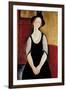 Portrait of Thora Klinchlowstrom-Amedeo Modigliani-Framed Giclee Print