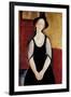 Portrait of Thora Klinchlowstrom-Amedeo Modigliani-Framed Giclee Print