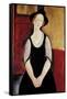 Portrait of Thora Klinchlowstrom-Amedeo Modigliani-Framed Stretched Canvas