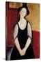 Portrait of Thora Klinchlowstrom-Amedeo Modigliani-Stretched Canvas