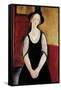 Portrait of Thora Klinchlowstrom-Amedeo Modigliani-Framed Stretched Canvas
