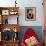 Portrait of Thora Klinchlowstrom-Amedeo Modigliani-Framed Giclee Print displayed on a wall