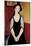 Portrait of Thora Klinchlowstrom-Amedeo Modigliani-Mounted Giclee Print