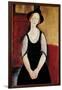 Portrait of Thora Klinchlowstrom-Amedeo Modigliani-Framed Giclee Print