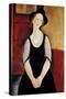 Portrait of Thora Klinchlowstrom-Amedeo Modigliani-Stretched Canvas