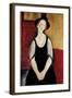 Portrait of Thora Klinchlowstrom-Amedeo Modigliani-Framed Giclee Print