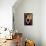 Portrait of Thora Klinchlowstrom-Amedeo Modigliani-Framed Stretched Canvas displayed on a wall