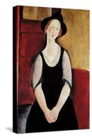 Portrait of Thora Klinchlowstrom-Amedeo Modigliani-Stretched Canvas