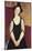 Portrait of Thora Klinchowstrom-Amedeo Modigliani-Mounted Premium Giclee Print