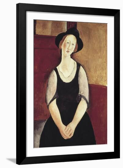 Portrait of Thora Klinchowstrom-Amedeo Modigliani-Framed Giclee Print