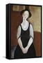 Portrait of Thora Klinckowstrom-Amedeo Modigliani-Framed Stretched Canvas