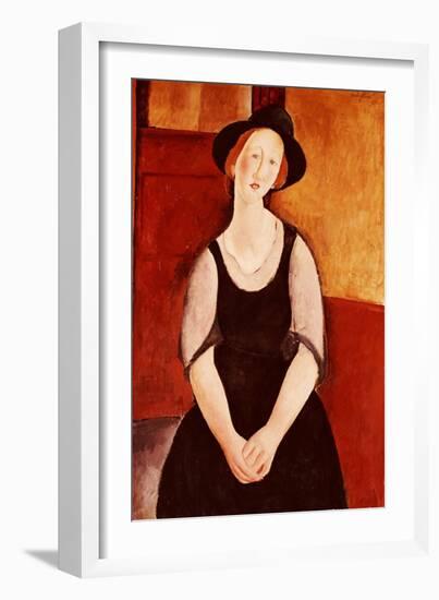 Portrait of Thora Klinckowstrom-Amedeo Modigliani-Framed Giclee Print